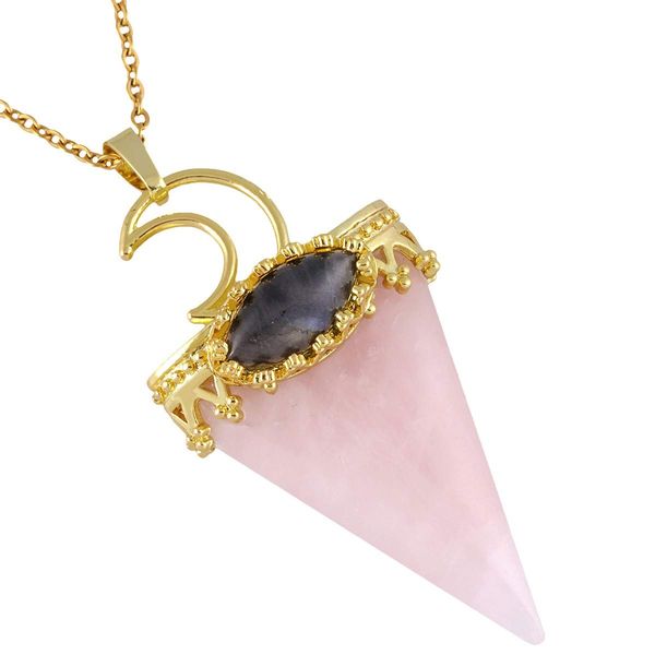 pendant necklaces triangle healing crystal point for women men gold plated moon necklace oval labradorite jewelry ammty, Silver
pendant necklaces triangle healing crystal point for women men gold plated moon necklace oval labradorite jewelry ammty, Silver