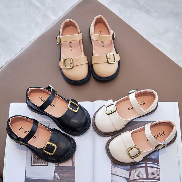 first walkers children's leather shoes kids british style buckle princess girls casual black single chic flats fashion 220830
first walkers children's leather shoes kids british style buckle princess girls casual black single chic flats fashion 220830