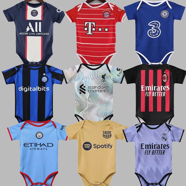 22 23 season baby soccer jersey infant baby jumpsuit jersey 9 months 12 months kids child kit maillot de foot camiseta 2069, Black;yellow
22 23 season baby soccer jersey infant baby jumpsuit jersey 9 months 12 months kids child kit maillot de foot camiseta 2069, Black;yellow