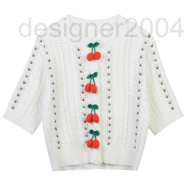 women's sweaters designer sweet sister summer new knitted cardigan cherry decoration hook flower hollow out sweet little man aging roun, White;black
women's sweaters designer sweet sister summer new knitted cardigan cherry decoration hook flower hollow out sweet little man aging roun, White;black