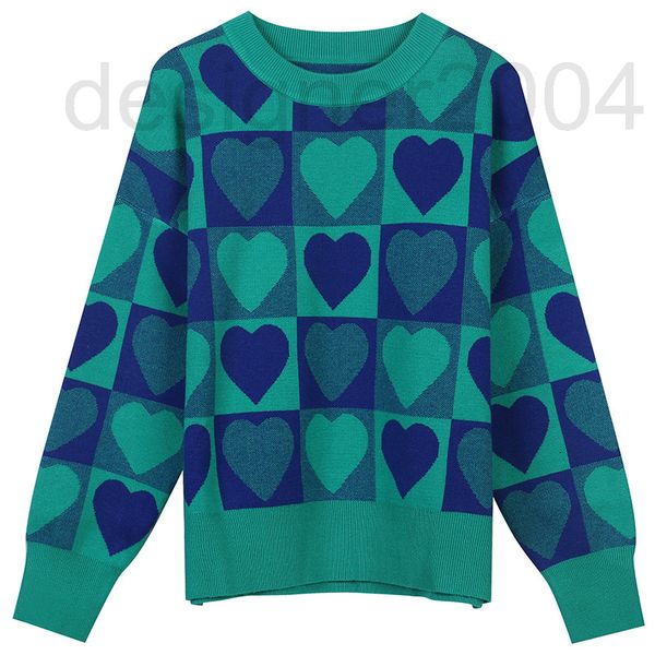 women's sweaters designer 2021 autumn winter new contrast color love lattice jacquard fresh and sweet slim round neck pullover women�, White;black
women's sweaters designer 2021 autumn winter new contrast color love lattice jacquard fresh and sweet slim round neck pullover women�, White;black