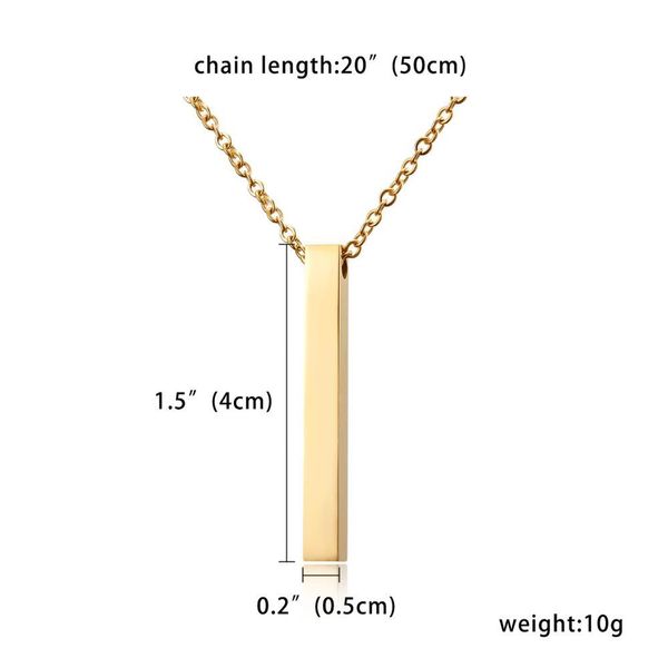 Four Sides Engraving Personalized Square Clavicle Thin Neck Chain Stainless Steel Pendant Necklace For Women Men Daily Outfit
Four Sides Engraving Personalized Square Clavicle Thin Neck Chain Stainless Steel Pendant Necklace For Women Men Daily Outfit