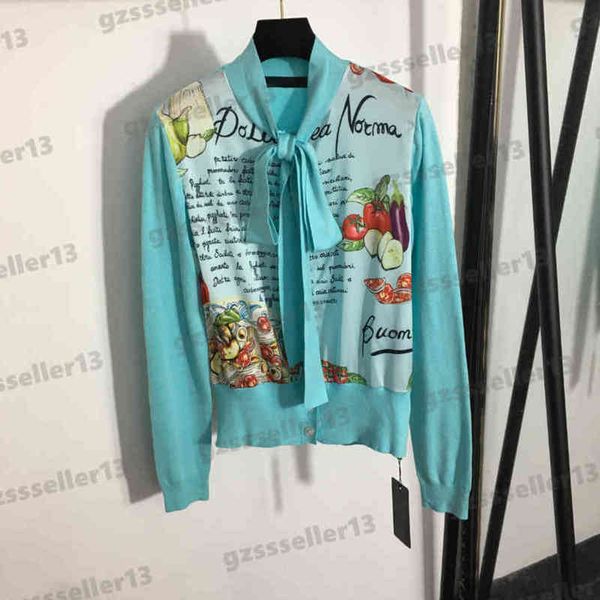 luxury designer womens jacket sweaters botanical logo print silk knitted sweater paneled bow-tie long-sleeve cardigan jackets women clothing, Black;brown
luxury designer womens jacket sweaters botanical logo print silk knitted sweater paneled bow-tie long-sleeve cardigan jackets women clothing, Black;brown
