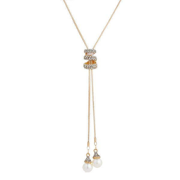 Daily Outfit Thin neck Chain Metal Long Tassel Rhinestone Crystal Pearl Sweater Party Necklace Jewelry
Daily Outfit Thin neck Chain Metal Long Tassel Rhinestone Crystal Pearl Sweater Party Necklace Jewelry
