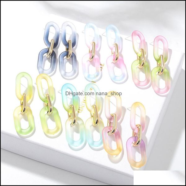 charm gradient color acrylic chain charms drop earrings for woman fashion korean exaggeration big jewelry gift delivery 2021 nanashop dhjkn, Golden
charm gradient color acrylic chain charms drop earrings for woman fashion korean exaggeration big jewelry gift delivery 2021 nanashop dhjkn, Golden