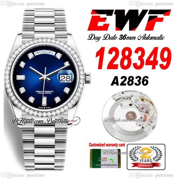 ewf day date 128349 a2836 automatic watch mens ladies diamonds bezel d-blue diamond dial presidential bracelet same serial card super editio, Slivery;brown
ewf day date 128349 a2836 automatic watch mens ladies diamonds bezel d-blue diamond dial presidential bracelet same serial card super editio, Slivery;brown