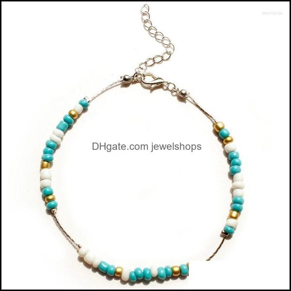 anklets anklets women anklet fashion adjustable beaded boho foot chain for beach leg ankle bracelets female jewelry marc22 drop deliv dh6yg, Red;blue
anklets anklets women anklet fashion adjustable beaded boho foot chain for beach leg ankle bracelets female jewelry marc22 drop deliv dh6yg, Red;blue
