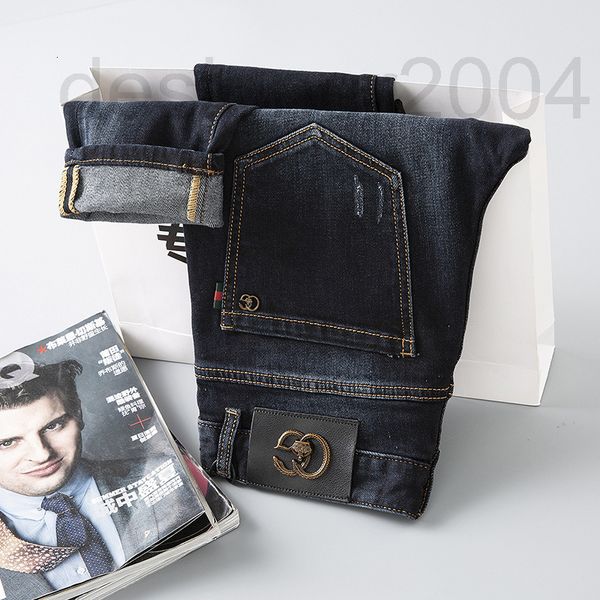 men's jeans designer dark blue fashion brand high-end autumn and winter new slim fit pants 62dc
men's jeans designer dark blue fashion brand high-end autumn and winter new slim fit pants 62dc