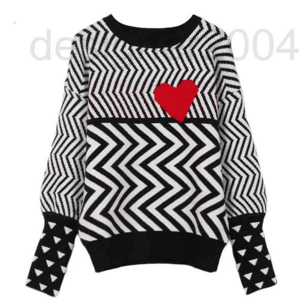 women's sweaters designer autumn and winter 2020 new women's long sleeve round neck stripe contrast color love loose knit jy4e, White;black
women's sweaters designer autumn and winter 2020 new women's long sleeve round neck stripe contrast color love loose knit jy4e, White;black