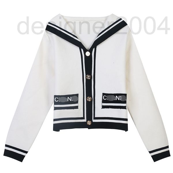 women's sweaters designer french 2021 autumn winter new navy collar stripe color blocking letter embroidery british academy style slim, White;black
women's sweaters designer french 2021 autumn winter new navy collar stripe color blocking letter embroidery british academy style slim, White;black
