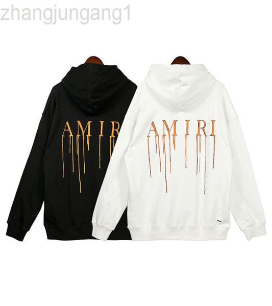 22sss fashion designer fashion amirs hoodie hand drawn flow paint printing men and women's black sport
22sss fashion designer fashion amirs hoodie hand drawn flow paint printing men and women's black sport