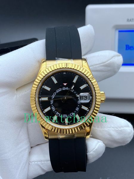 bp factory 42mm watch 326238 black dial stainless steel asia caliber automatic mechanical rubber strap men's, Slivery;brown
bp factory 42mm watch 326238 black dial stainless steel asia caliber automatic mechanical rubber strap men's, Slivery;brown