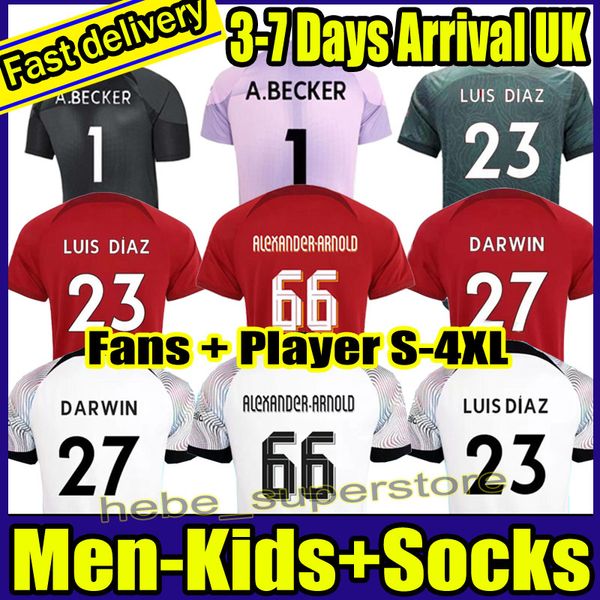 s-4xl 22 23 season soccer jerseys home away 3rd red yellow darwin 2022 2023 mohamed diogo luis diaz alexander arnold football shirts men kid, Black;yellow
s-4xl 22 23 season soccer jerseys home away 3rd red yellow darwin 2022 2023 mohamed diogo luis diaz alexander arnold football shirts men kid, Black;yellow