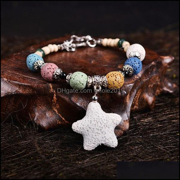 beaded strands handmade colorf lava stone beads strand bracelet friendship bracelets adjustable rope essential oil diff dhseller2010 dhbe8, Black
beaded strands handmade colorf lava stone beads strand bracelet friendship bracelets adjustable rope essential oil diff dhseller2010 dhbe8, Black