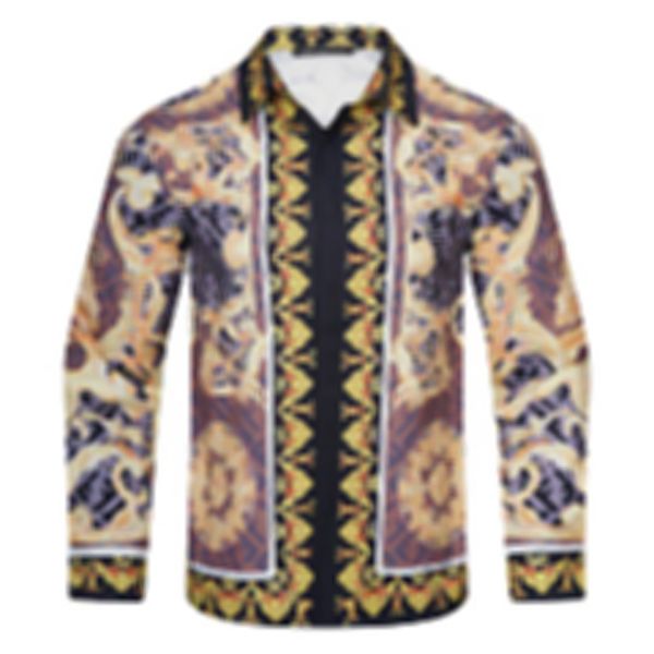 long sleeve dress shirts fashion business social prom style designer vintage flower letter printed men casual shirts, White;black
long sleeve dress shirts fashion business social prom style designer vintage flower letter printed men casual shirts, White;black