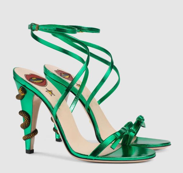 catwalk models new sandals list european and american genuine leather shoes stiletto high heels snake buckle cross straps bow sandal, Black
catwalk models new sandals list european and american genuine leather shoes stiletto high heels snake buckle cross straps bow sandal, Black