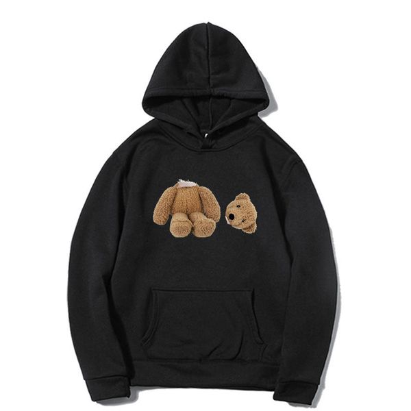 european and american men's hooded sweatshirts palm decapitated bear print sweater, Black
european and american men's hooded sweatshirts palm decapitated bear print sweater, Black