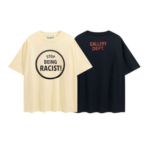 fashion galleryes casual t shirts american brand letter printed short sleeve high street loose pure cotton men's women's t-shirt, White;black
fashion galleryes casual t shirts american brand letter printed short sleeve high street loose pure cotton men's women's t-shirt, White;black