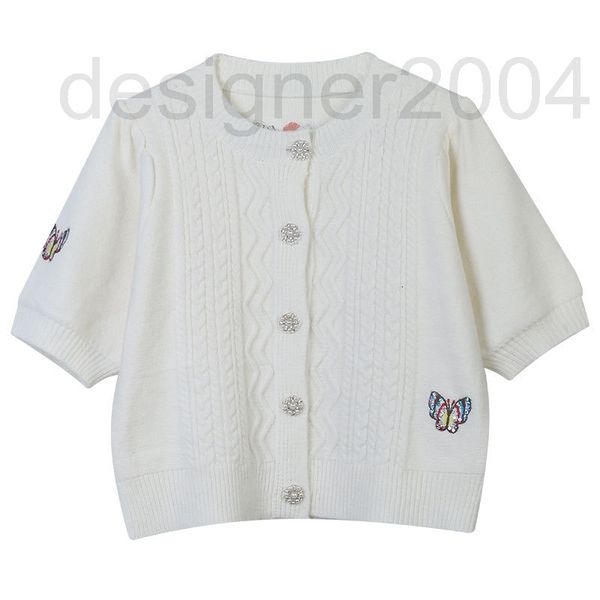 women's sweaters designer early autumn 2022 new women's clothing white butterfly embroidery pearl button splicing round neck five, White;black
women's sweaters designer early autumn 2022 new women's clothing white butterfly embroidery pearl button splicing round neck five, White;black