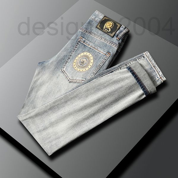 men's jeans designer spring and summer light blue fashion 2022 new elastic slim fit small foot pants m9w2
men's jeans designer spring and summer light blue fashion 2022 new elastic slim fit small foot pants m9w2