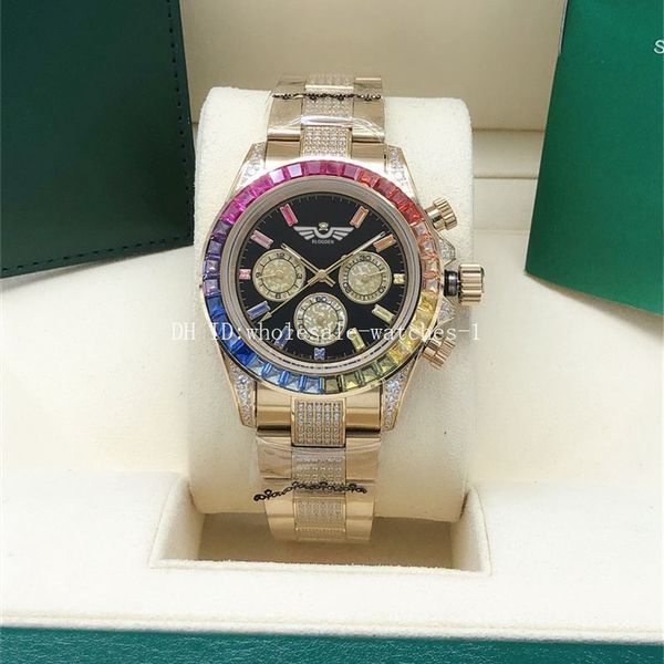 6 style watches two tone diamond 116595 black dail sapphire gold 2813 mechanical movement automatic mens watch men's wristwatches no ch, Slivery;brown
6 style watches two tone diamond 116595 black dail sapphire gold 2813 mechanical movement automatic mens watch men's wristwatches no ch, Slivery;brown