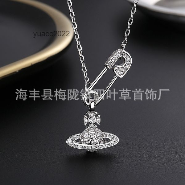pendant necklaces vivian westwood vivian full diamond pin chain saturn necklace hollow out giant flash high version small fragrance necklace, Silver
pendant necklaces vivian westwood vivian full diamond pin chain saturn necklace hollow out giant flash high version small fragrance necklace, Silver