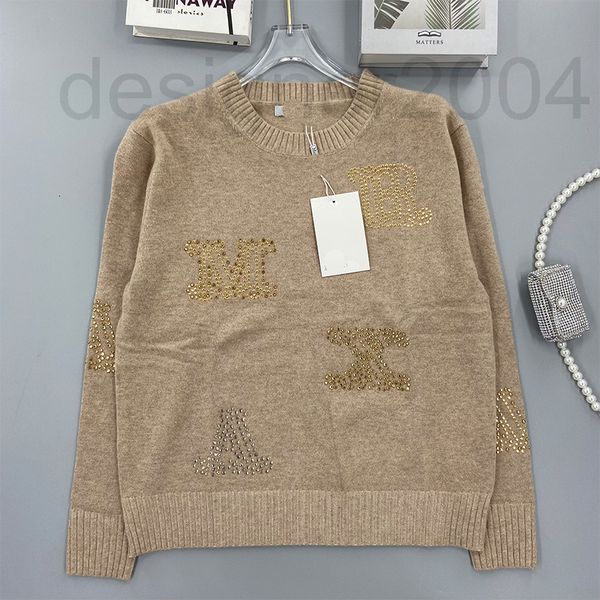 women's knits & tees designer mxa knitted drill round neck cashmere long sleeve sweater loose pullover women's clothing 2022 early, White
women's knits & tees designer mxa knitted drill round neck cashmere long sleeve sweater loose pullover women's clothing 2022 early, White