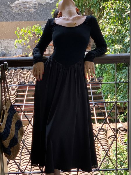 casual dresses autumn black o-neck maxi wedding long dresses for women vintage solid cotton patchwork bodycon midi dress clothing 220829, Black;gray
casual dresses autumn black o-neck maxi wedding long dresses for women vintage solid cotton patchwork bodycon midi dress clothing 220829, Black;gray