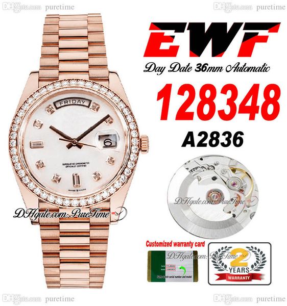 ewf day date 128348 a32836 automatic watch mens ladies rg diamonds bezel mop diamond dial presidential bracelet same serial card super editi, Slivery;brown
ewf day date 128348 a32836 automatic watch mens ladies rg diamonds bezel mop diamond dial presidential bracelet same serial card super editi, Slivery;brown