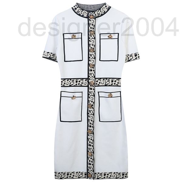 casual dresses designer xiaoxiangfeng knitted dress spring and summer new black white leopard stripe button high waist round neck elegant me, Black;gray
casual dresses designer xiaoxiangfeng knitted dress spring and summer new black white leopard stripe button high waist round neck elegant me, Black;gray