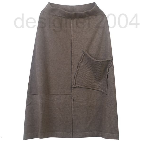 skirts designer spring new style skirt solid color irregular pocket stitching versatile intellectual temperament slim knit skirt women wwom, Black
skirts designer spring new style skirt solid color irregular pocket stitching versatile intellectual temperament slim knit skirt women wwom, Black