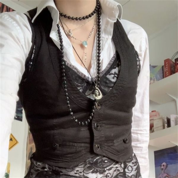 women's vests doury dressy waistcoat racerback vest tuxedo suit vintage steampunk jacquard jacket punk style corsetier 220830, Black;white
women's vests doury dressy waistcoat racerback vest tuxedo suit vintage steampunk jacquard jacket punk style corsetier 220830, Black;white
