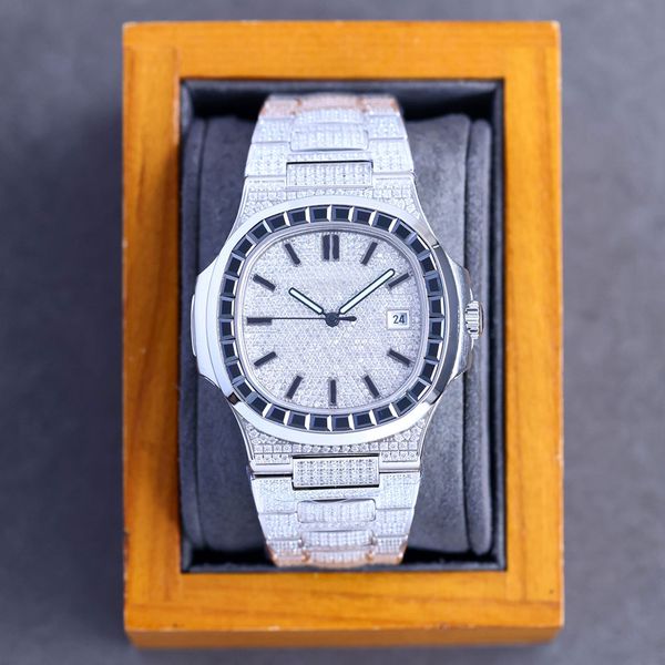 classic diamond mens watches automatic mechanical watch fashion waterproof design wristwatch for men gift 40mm orologio di lusso, Slivery;brown
classic diamond mens watches automatic mechanical watch fashion waterproof design wristwatch for men gift 40mm orologio di lusso, Slivery;brown