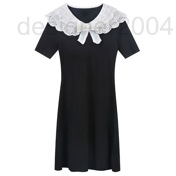 casual dresses designer french knitted dress summer new lace bow stitched doll neck temperament celebrities light luxury a-line skirt cfzz, Black;gray
casual dresses designer french knitted dress summer new lace bow stitched doll neck temperament celebrities light luxury a-line skirt cfzz, Black;gray