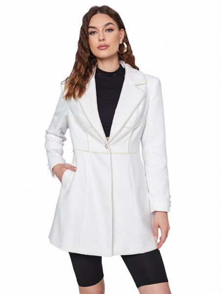 women's two piece pants x sara locci pearls beaded single button blazer r3mb#, White
women's two piece pants x sara locci pearls beaded single button blazer r3mb#, White