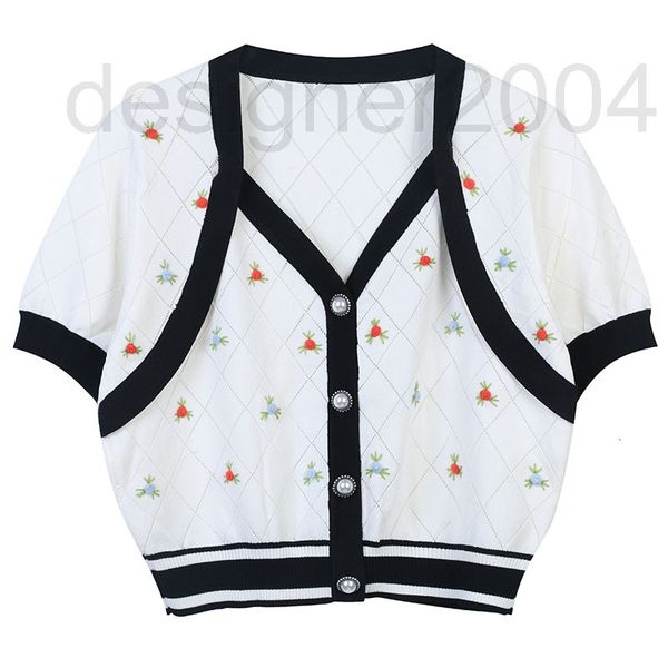 women's sweaters designer sweet sister knitted cardigan summer new stripe color matching floral embroidery small man aging sweet v-neck, White;black
women's sweaters designer sweet sister knitted cardigan summer new stripe color matching floral embroidery small man aging sweet v-neck, White;black