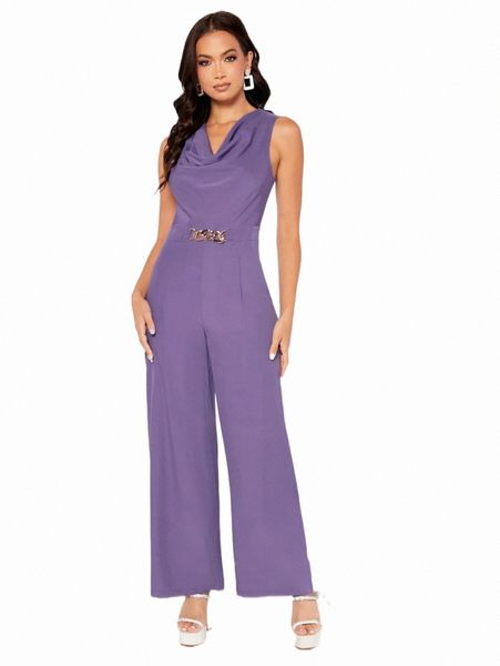 women's jumpsuits & rompers draped neck chain detail wide leg jumpsuit l8xt#, Black;white
women's jumpsuits & rompers draped neck chain detail wide leg jumpsuit l8xt#, Black;white