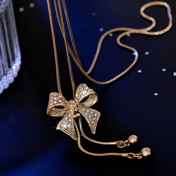 Daily Outfit Thin Neck Fashion Vintage Long Necklace Bow Style For Women Decorations Pendants Choker Jewelry
Daily Outfit Thin Neck Fashion Vintage Long Necklace Bow Style For Women Decorations Pendants Choker Jewelry