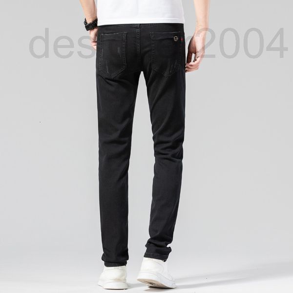 men's jeans designer 2022 summer men's korean slim fit feet elastic high-end brand long pants 1spk, Blue
men's jeans designer 2022 summer men's korean slim fit feet elastic high-end brand long pants 1spk, Blue