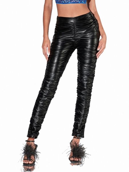 women's pants & capris bae ruched pu leather skinny pants j9zt#, Black;white
women's pants & capris bae ruched pu leather skinny pants j9zt#, Black;white