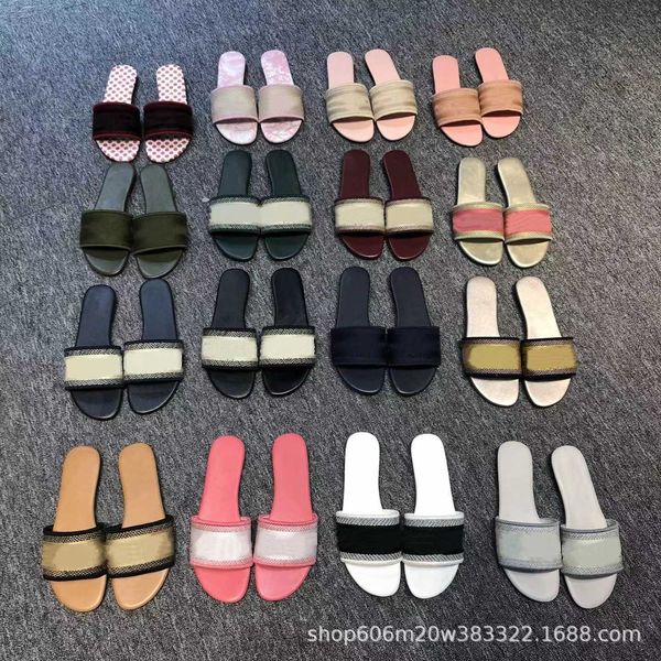 slippers d slippers summer net red same embroidered letter flat bottom fashion versatile women wearing beach sandals, Black
slippers d slippers summer net red same embroidered letter flat bottom fashion versatile women wearing beach sandals, Black