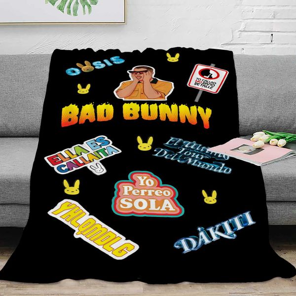 sell accessories bad bunny sublimation fleece blanket printed design cartoon painting flannel blanket, Silver
sell accessories bad bunny sublimation fleece blanket printed design cartoon painting flannel blanket, Silver