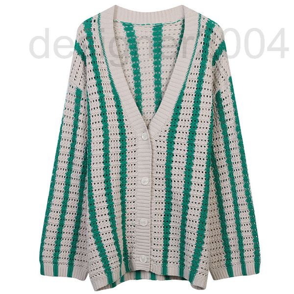 women's sweaters designer fashionable women's clothing autumn new green stripe color matching hollow out design casual loose v-nec, White;black
women's sweaters designer fashionable women's clothing autumn new green stripe color matching hollow out design casual loose v-nec, White;black