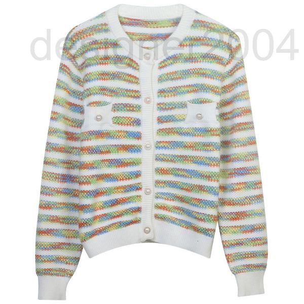 women's sweaters designer fashion women's clothing autumn winter 2022 new rainbow contrast stripe pearl button splicing round neck, White;black
women's sweaters designer fashion women's clothing autumn winter 2022 new rainbow contrast stripe pearl button splicing round neck, White;black