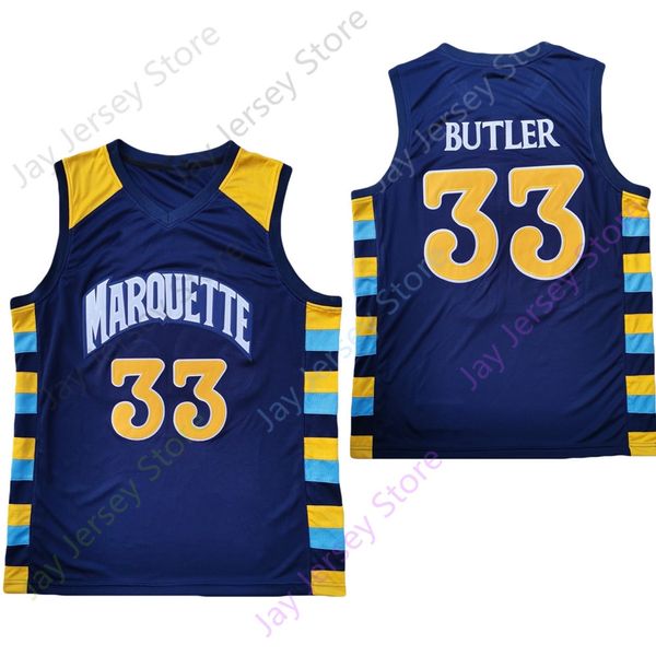 2021 2022 new ncaa college marquette golden eagles basketball jersey 33 butler yellow navy size s-3xl, Black
2021 2022 new ncaa college marquette golden eagles basketball jersey 33 butler yellow navy size s-3xl, Black