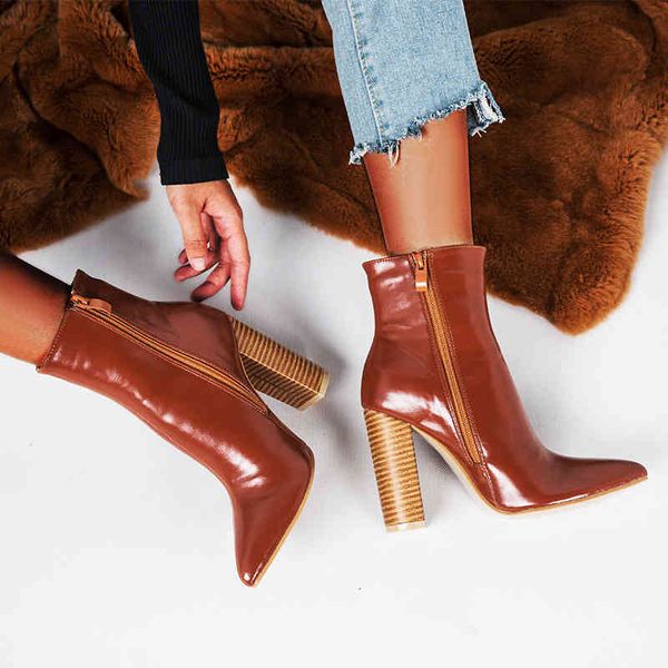 women fashion boots leather straight new simple thick and versatile woman platform shoes 220830, Black
women fashion boots leather straight new simple thick and versatile woman platform shoes 220830, Black