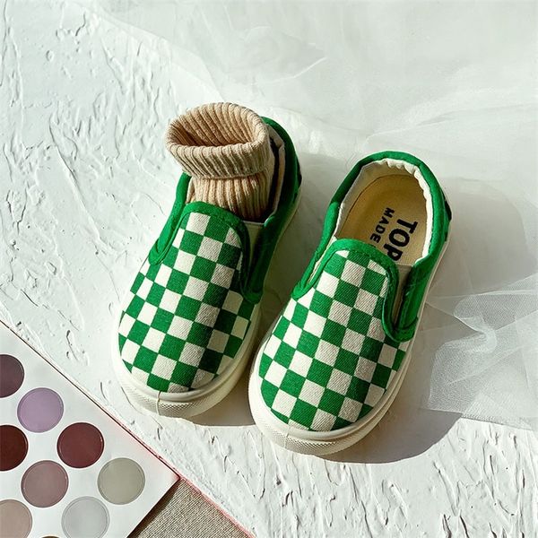 first walkers spring and autumn children's black white plaid canvas shoes boys girls checkerboard one-step pedal 220830
first walkers spring and autumn children's black white plaid canvas shoes boys girls checkerboard one-step pedal 220830