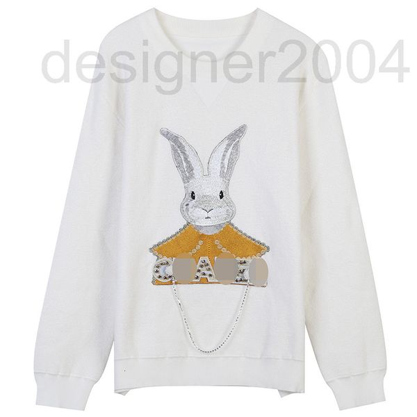 women's sweaters designer autumn winter 2021 new rabbit cartoon embroidery nail bead inlaid diamond white versatile loose round neck pu, White;black
women's sweaters designer autumn winter 2021 new rabbit cartoon embroidery nail bead inlaid diamond white versatile loose round neck pu, White;black
