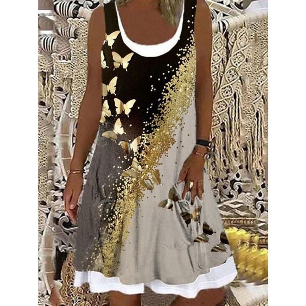 casual dresses sleeveless tshirt dress women fake two piece summer dress 2xl 3xl big size color block dresses casual 0830, Black;gray
casual dresses sleeveless tshirt dress women fake two piece summer dress 2xl 3xl big size color block dresses casual 0830, Black;gray