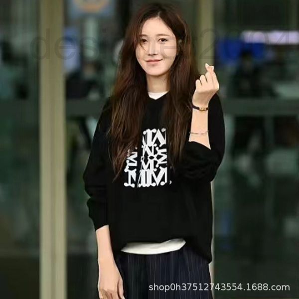women's knits & tees designer 2022 early autumn sweater female li zhiya's knitted wool hoodie of the same style family casual lo, White
women's knits & tees designer 2022 early autumn sweater female li zhiya's knitted wool hoodie of the same style family casual lo, White